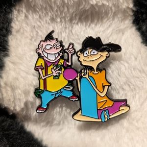 Ed Edd n Eddy Hat Pin, Ed Edd n Eddy Lot Kids, Nitrous Balloon Enamel Pin
